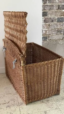 Panier COFFRE Rotin VINTAGE