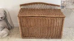 Panier COFFRE Rotin VINTAGE