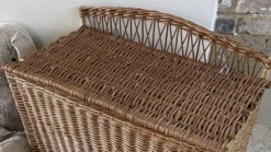 Panier COFFRE Rotin VINTAGE