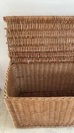 Panier COFFRE Rotin VINTAGE