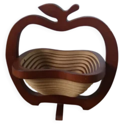 Panier corbeille à fruits pliable en forme de pomme