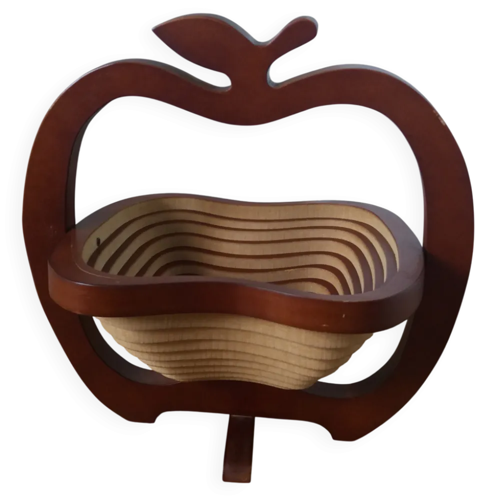 Panier corbeille à fruits pliable en forme de pomme