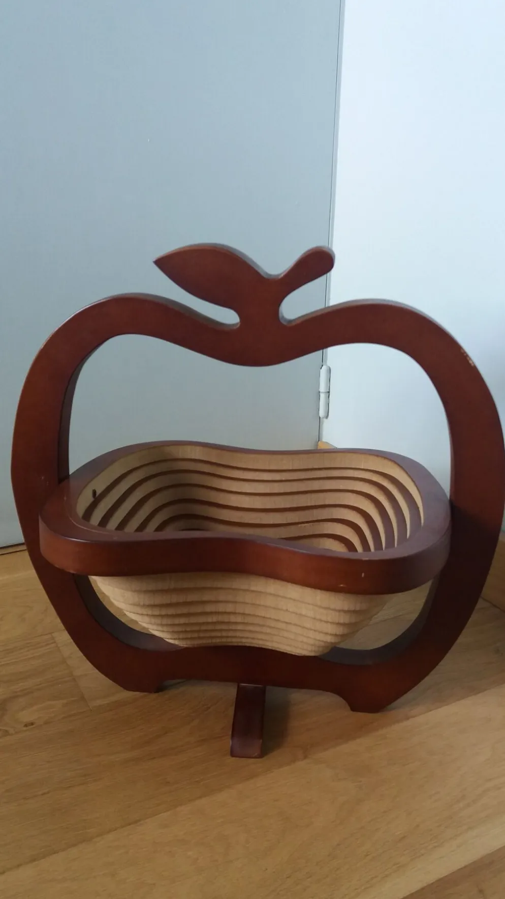 Panier corbeille à fruits pliable en forme de pomme