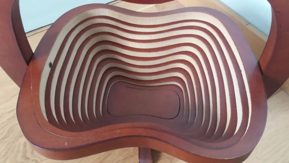 Panier corbeille à fruits pliable en forme de pomme
