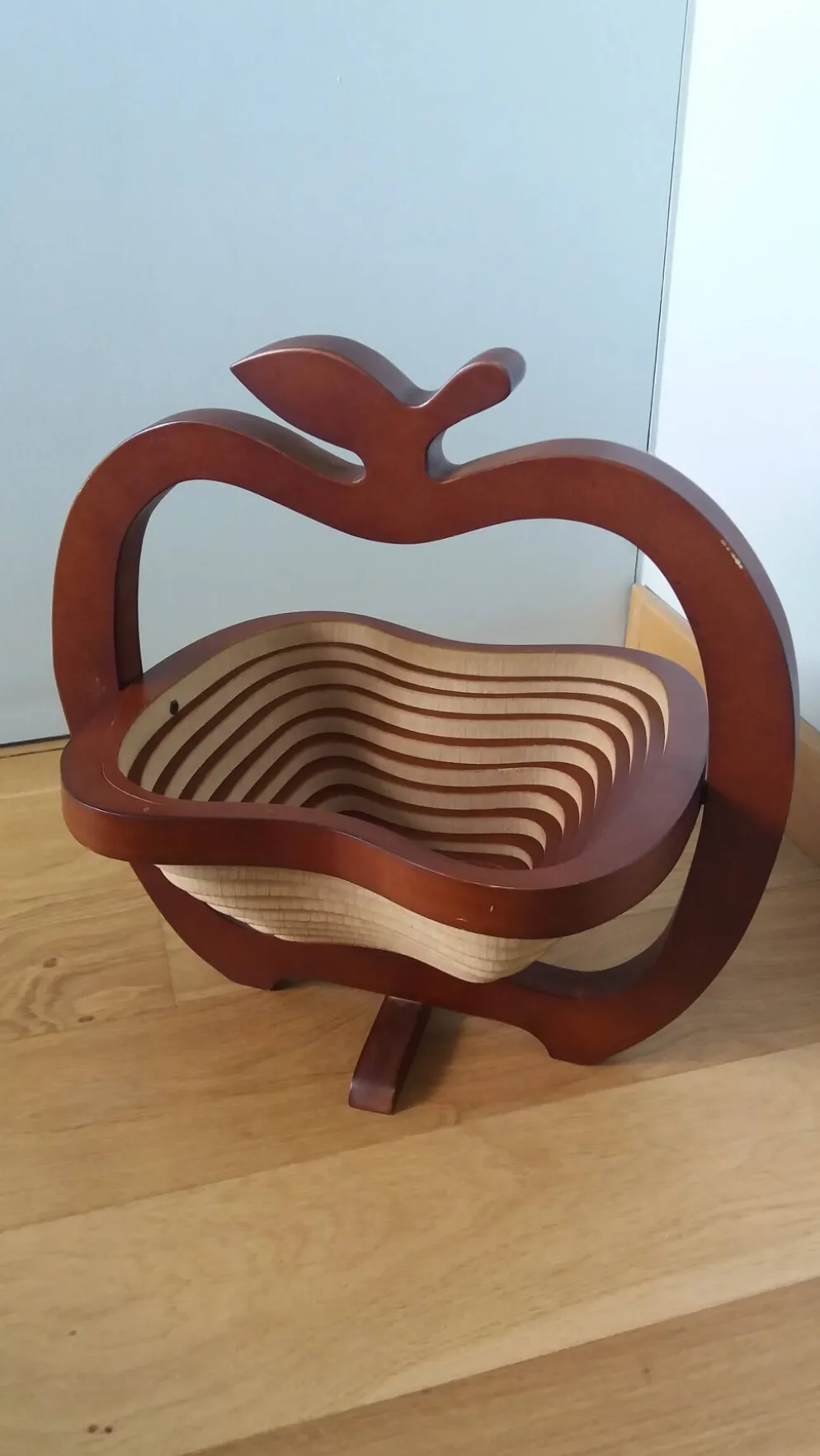 Panier corbeille à fruits pliable en forme de pomme