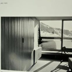Panneau coulissant, Charlotte Perriand pour l'Hôtel La Cascade, Les Arcs 1600