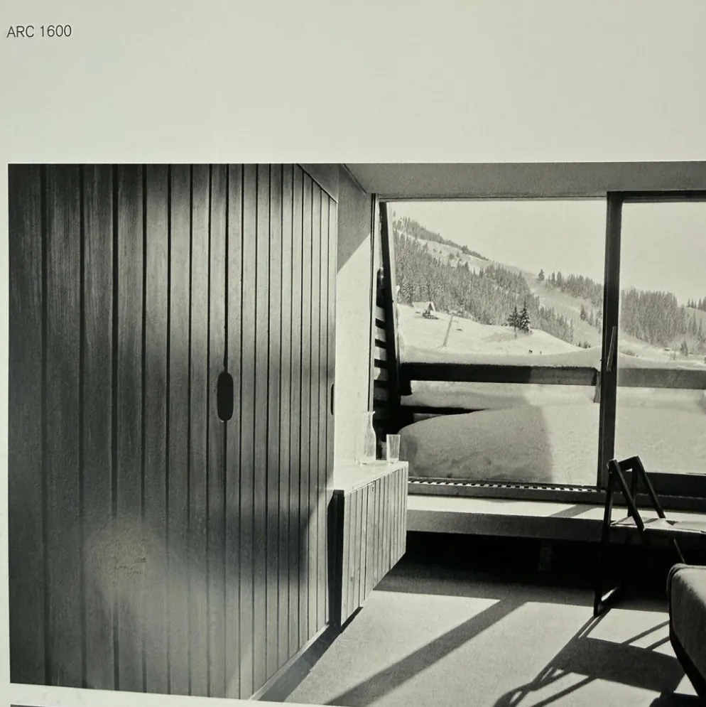 Panneau coulissant, Charlotte Perriand pour l'Hôtel La Cascade, Les Arcs 1600