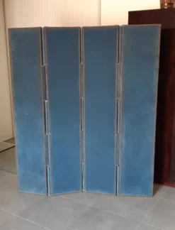 Paravent ancien à 4 feuilles ou 4 panneaux recto verso