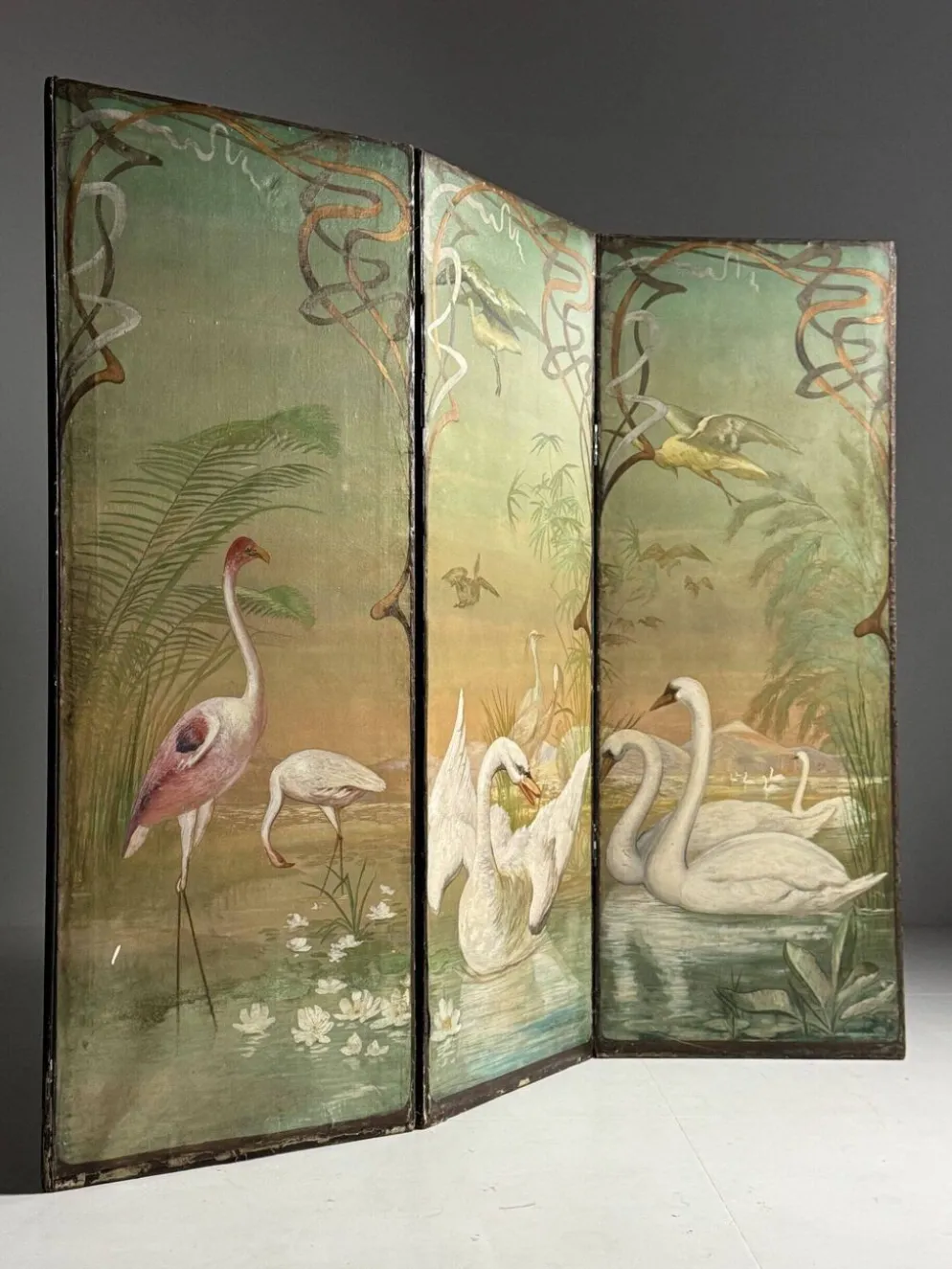 Paravent antique Art nouveau