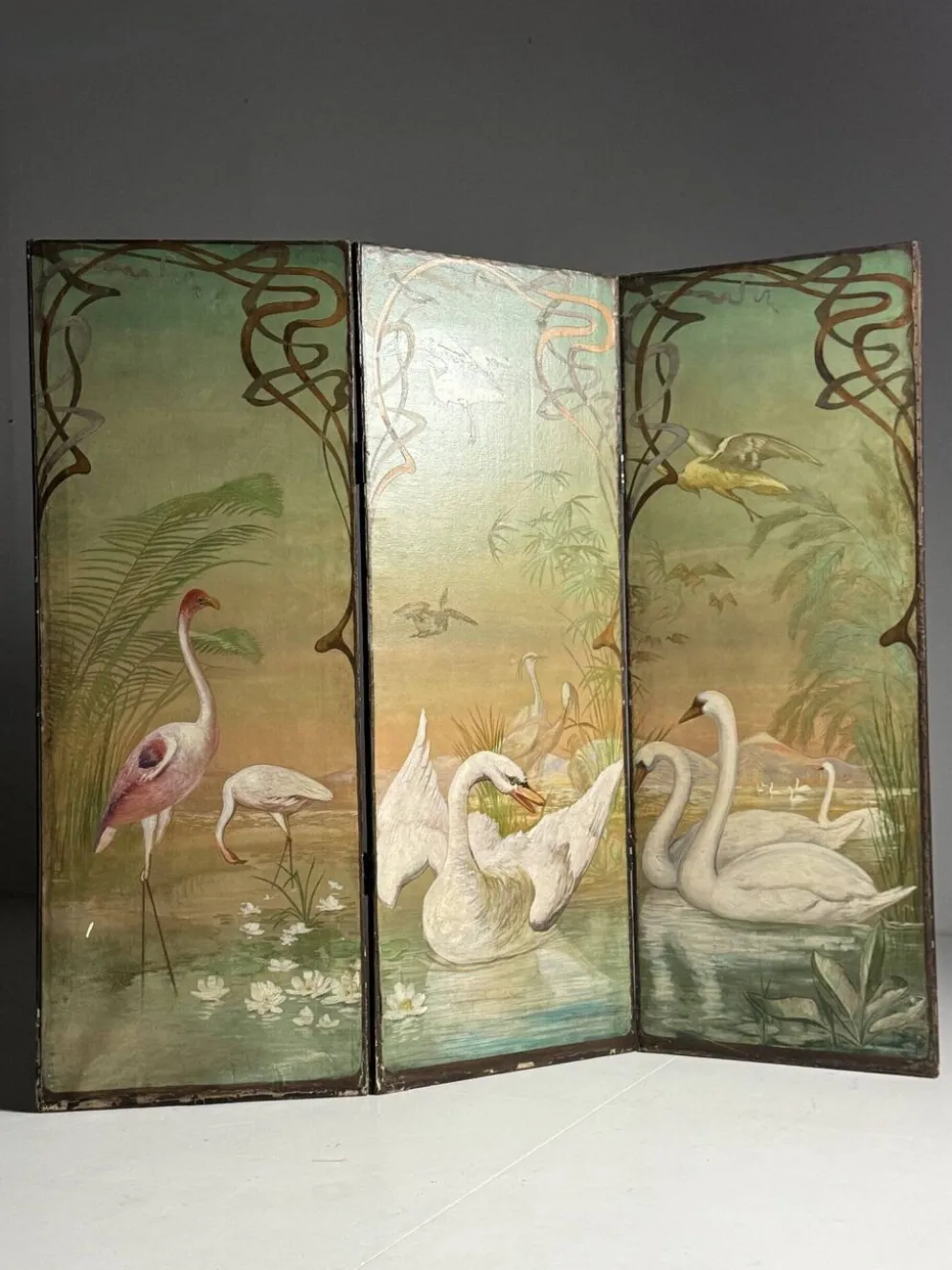 Paravent antique Art nouveau