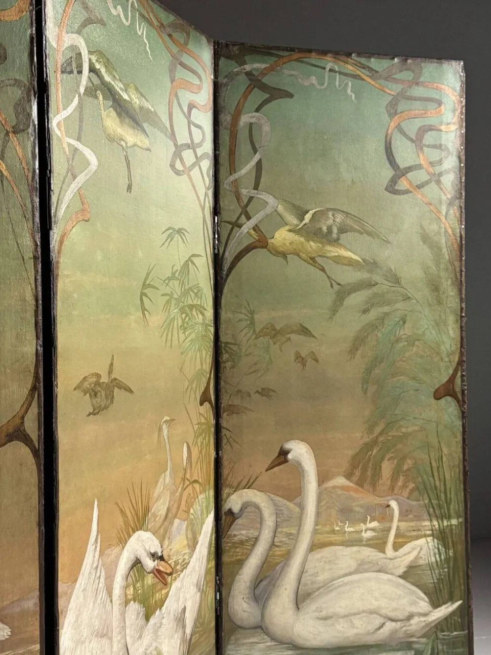 Paravent antique Art nouveau
