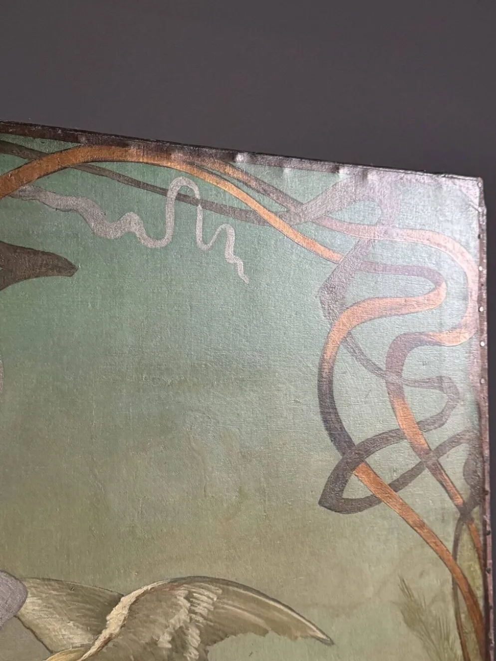 Paravent antique Art nouveau