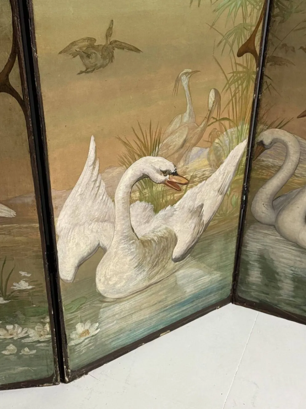 Paravent antique Art nouveau