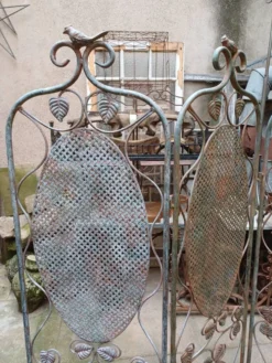 Paravent aux oiseaux, fer forgé 1960, 70
