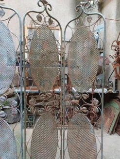 Paravent aux oiseaux, fer forgé 1960, 70