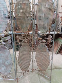 Paravent aux oiseaux, fer forgé 1960, 70