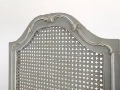 Paravent à cannage réchampi de style Louis XVI