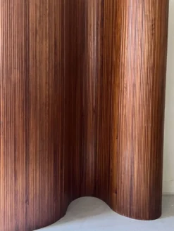 Paravent - claustra modulable en bois dlg Baumann, SNSA design 1950