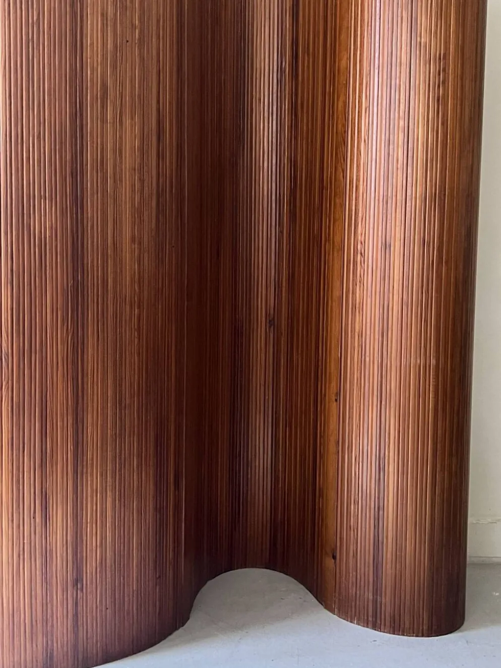 Paravent - claustra modulable en bois dlg Baumann, SNSA design 1950