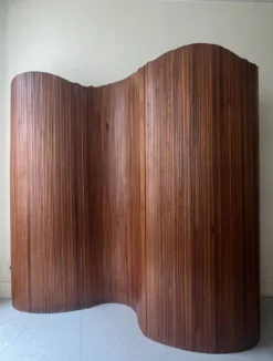Paravent - claustra modulable en bois dlg Baumann, SNSA design 1950