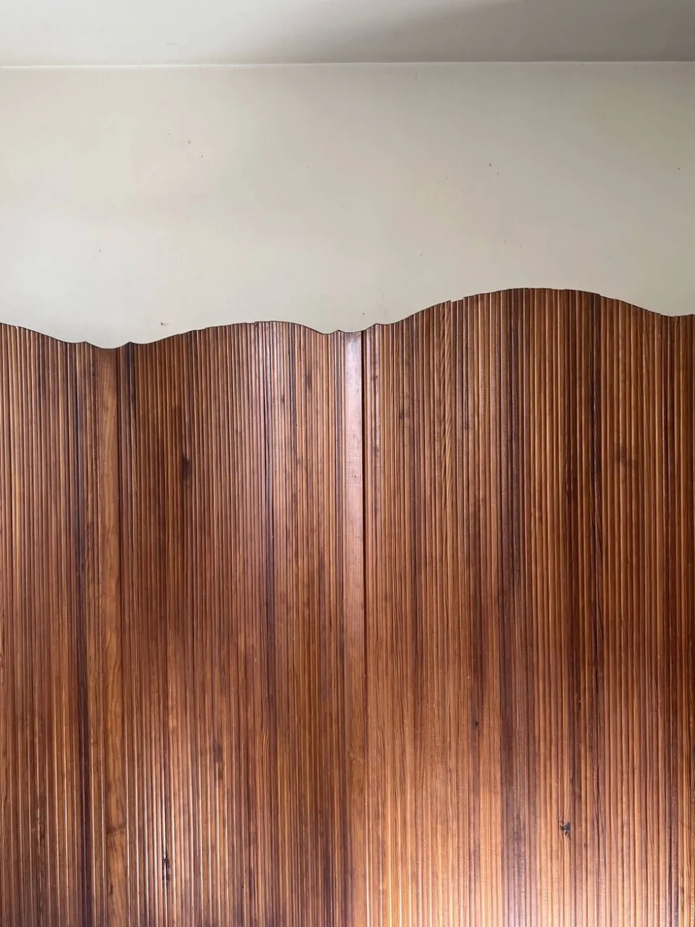 Paravent - claustra modulable en bois dlg Baumann, SNSA design 1950