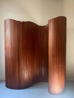 Paravent - claustra modulable en bois dlg Baumann, SNSA design 1950