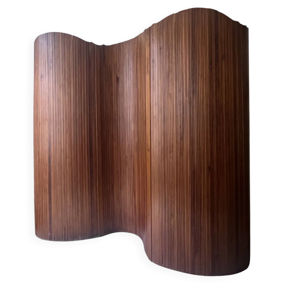 Paravent - claustra modulable en bois dlg Baumann, SNSA design 1950