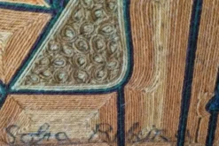Paravent à décor de fils de laine, art 