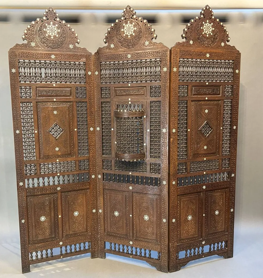 Paravent de séparation de pièce ottoman mauresque