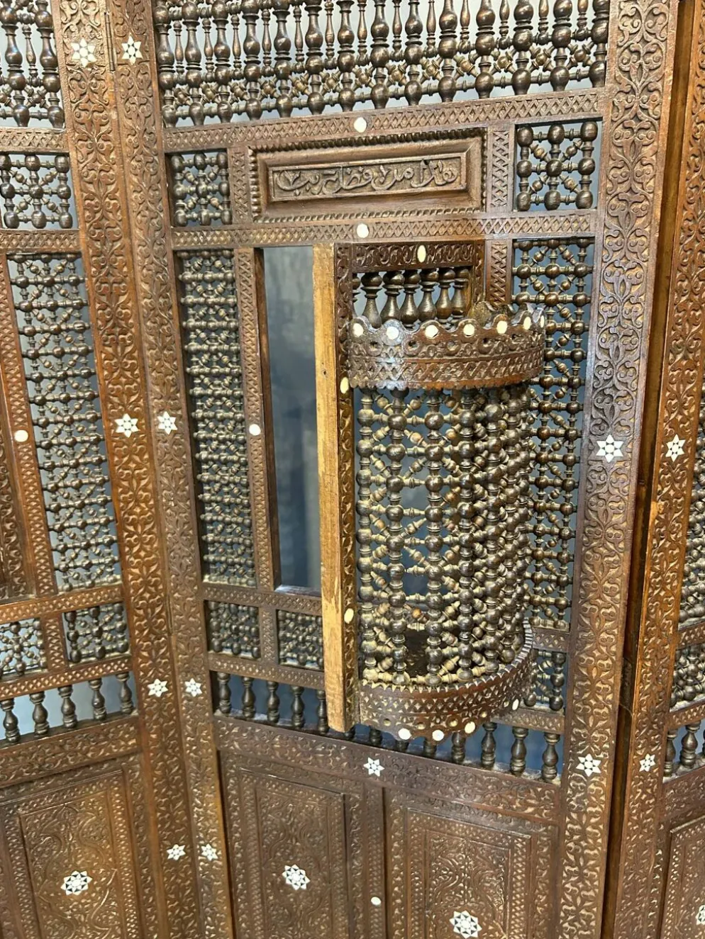 Paravent de séparation de pièce ottoman mauresque