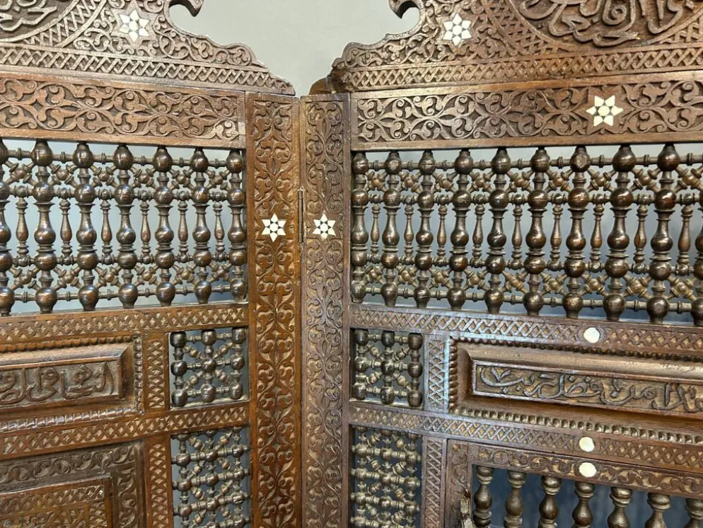 Paravent de séparation de pièce ottoman mauresque