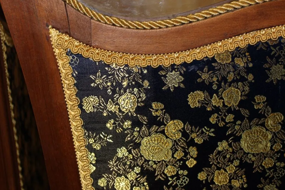 Paravent de style Louis XV en noyer
