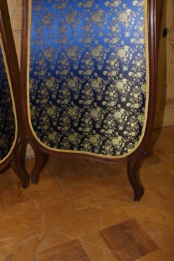 Paravent de style Louis XV en noyer