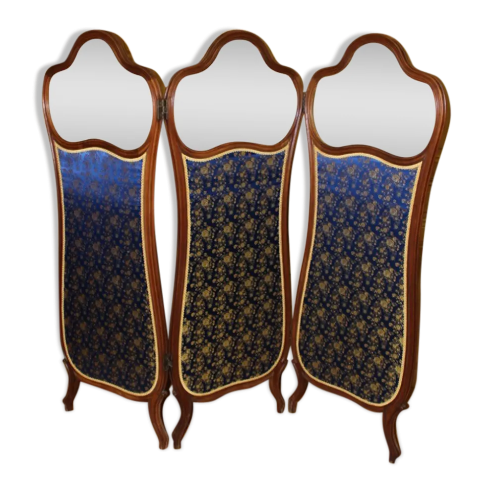 Paravent de style Louis XV en noyer
