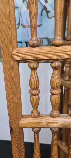 Paravent en bois sculpté vintage