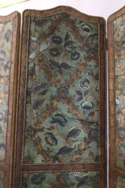 Paravent en cuir de Cordoue époque XVIIème siècle