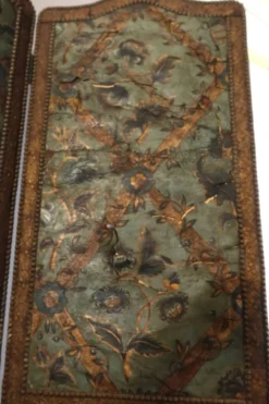 Paravent en cuir de Cordoue époque XVIIème siècle