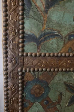 Paravent en cuir de Cordoue époque XVIIème siècle