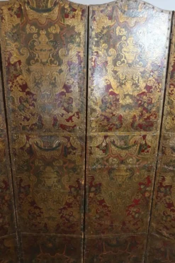 Paravent en cuir de Cordoue XVII