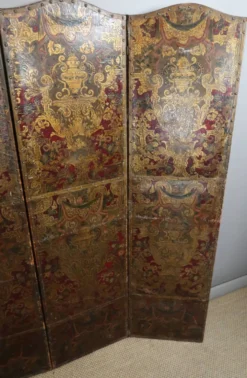 Paravent en cuir de Cordoue XVII