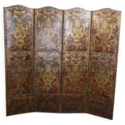 Paravent en cuir de Cordoue XVII