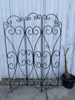 Paravent en fer forgé
