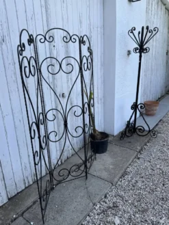 Paravent en fer forgé