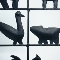 Paravent en fer forgé animaux, (aft) Atelier des Marolles Touret