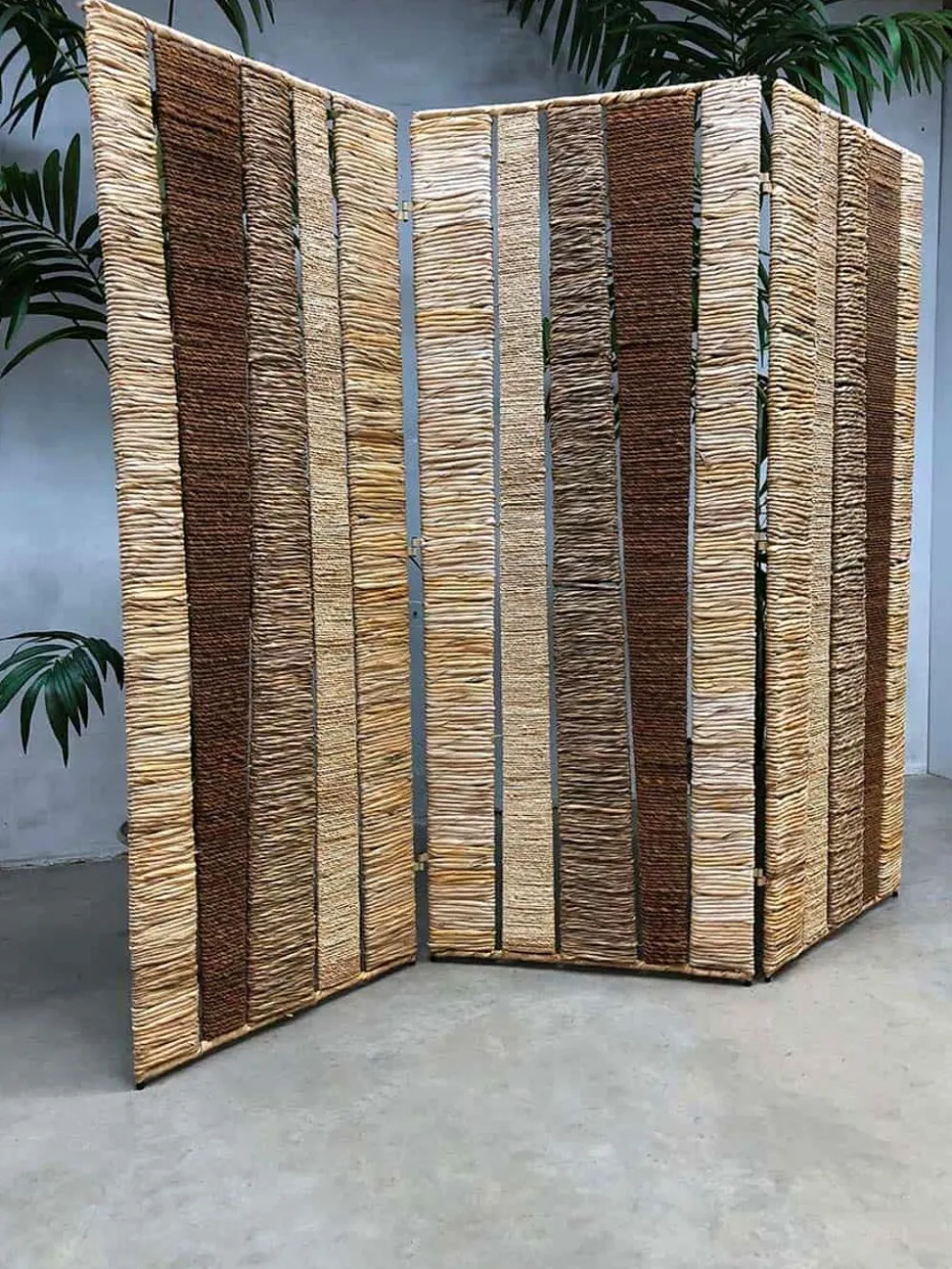 Paravent en rotin