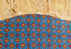 Paravent en tissu vintage