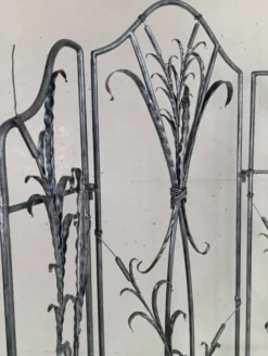 Paravent ferronnerie d'art