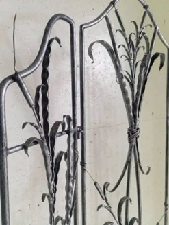 Paravent ferronnerie d'art