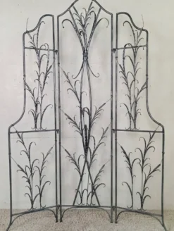 Paravent ferronnerie d'art