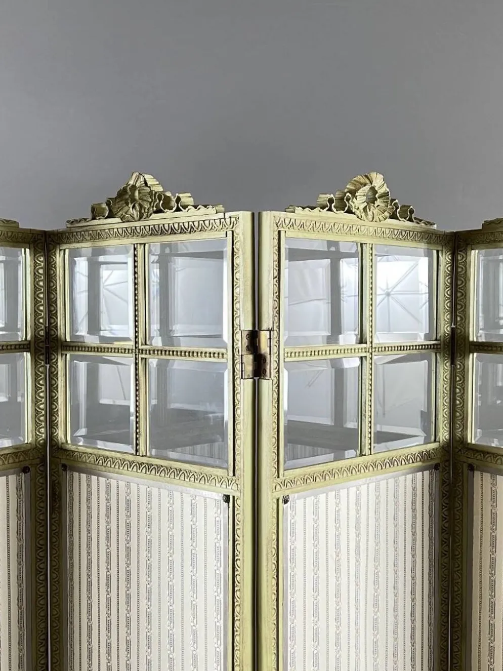 Paravent à 5 feuilles de style Louis XVI, XIXe Siècle